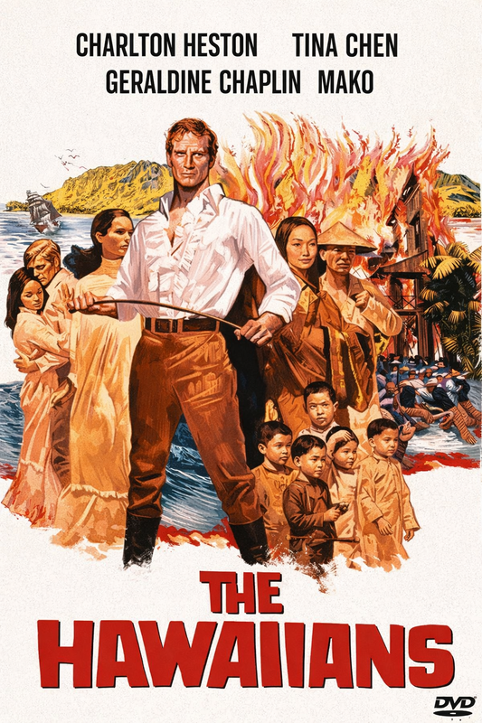 HAWAIIANS  (1970) Charlton Heston - Public Domain Movie DVD NO CASE