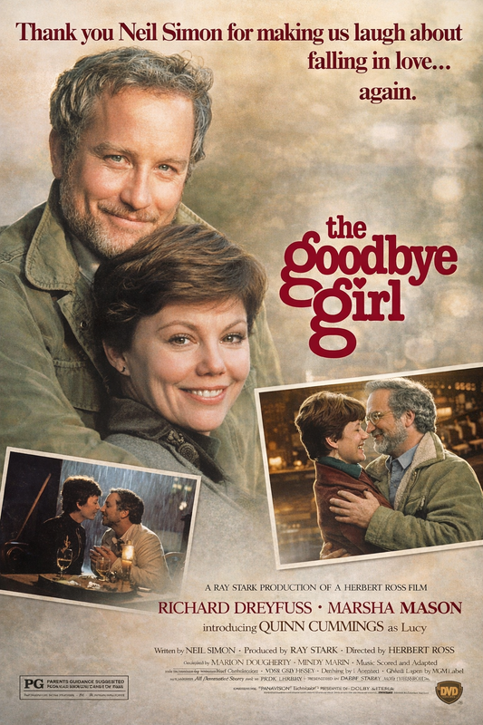 THE GOODBYE GIRL (1977) Richard Dreyfuss ,Marsha Mason ,Quinn Cummings - Public Domain Movie DVD NO CASE