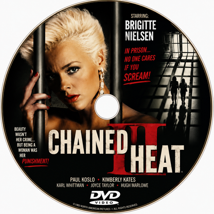 CHAINED HEAT 2 (1993) Brigitte Nielsen, Paul Koslo, Kimberley Kates - Public Domain Movie DVD NO CASE