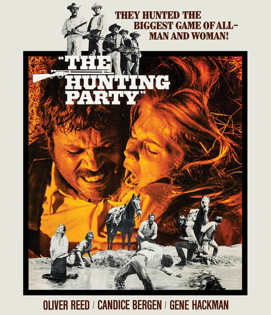 THE HUNTING PARTY (1971) Oliver Reed,Gene Hackman,Candice Bergen,Simon Oakland,Ronald Howard - RARE DELETED PUBLIC DOMAIN MOVIE   DVD NO CASE