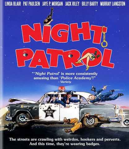 NIGHT PATROL (1984) Starring - Linda Blair,Pat Paulsen,Jaye P. Morgan,Billy Barty,Murray Langston - VERY RARE DELETED  DVD NO CASE