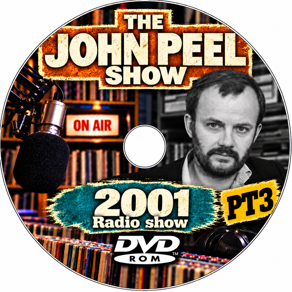 THE JOHN PEEL RADIO SHOW - 1994 - 2001 x3 DVDROM COLLECTION  - Retro Old Time Radio Shows MP3 DVDROM