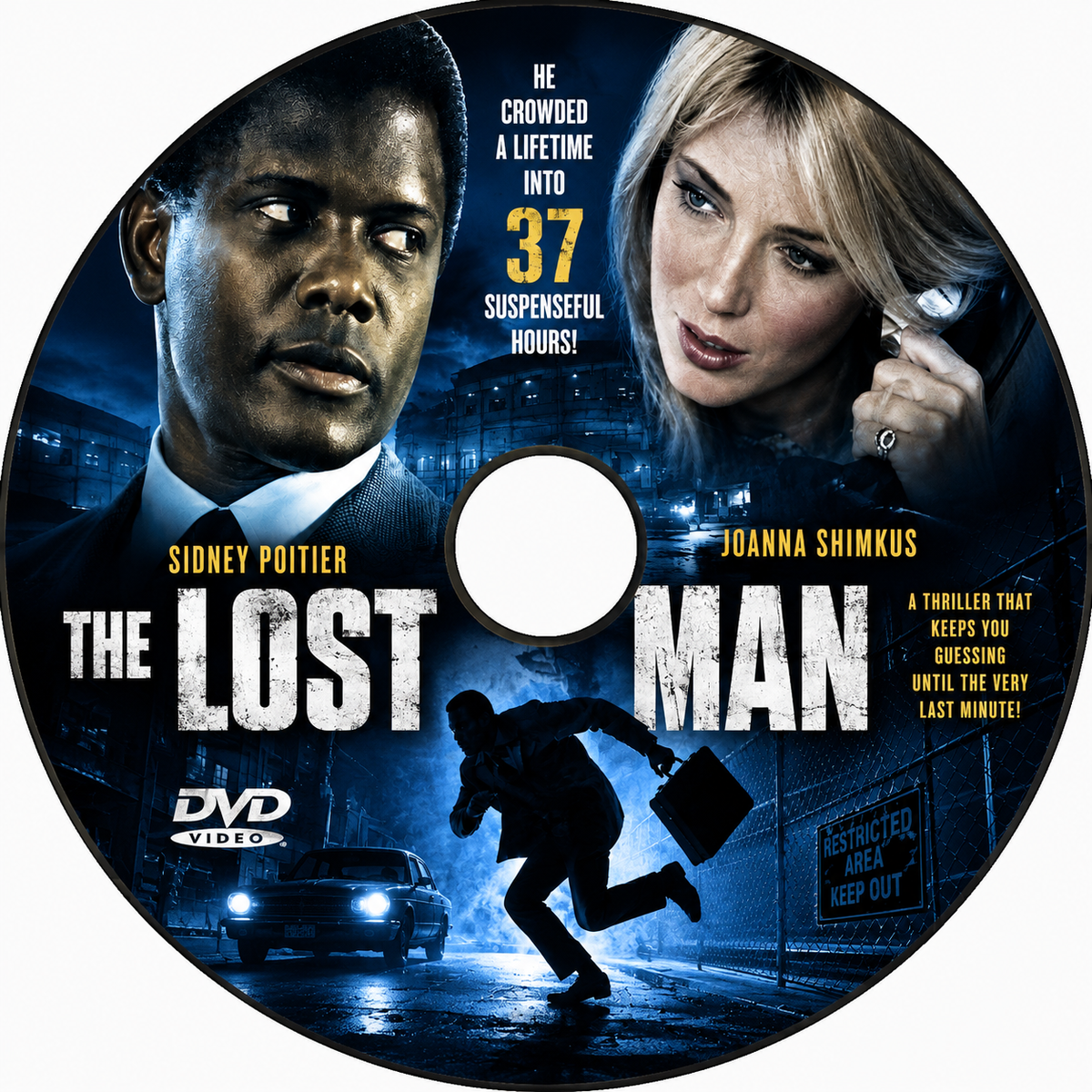 THE LOST MAN (1969) Starring - Sidney Poitier, Joanna Shimkus, Al Freeman Jr. - Public Domain Movie DVD NO CASE