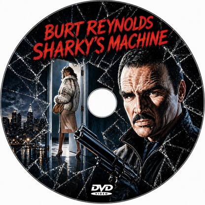 SHARKY'S MACHINE (1981) Burt Reynolds ,Vittorio Gassman ,Henry Silva ,Darryl Hickman ,Richard Libertini ,Rachel Ward - Public Domain Movie DVD NO CASE