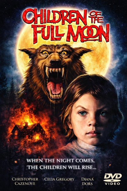 CHILDREN OF THE FULL MOON (1980) Christopher Cazenove, Tom Celia, Gregory Sarah.Diana Dors,Robert Urquhart - Public Domain DVD NO CASE