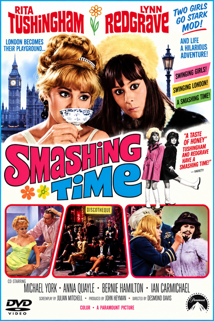 SMASHING TIME  (1967) IIrene Handl, Michael York, Rita Tushingham, Anna Quayle - Public Domain DVD NO CASE