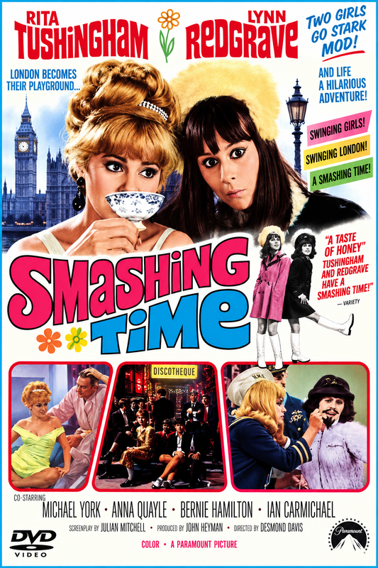 SMASHING TIME  (1967) IIrene Handl, Michael York, Rita Tushingham, Anna Quayle - Public Domain DVD NO CASE