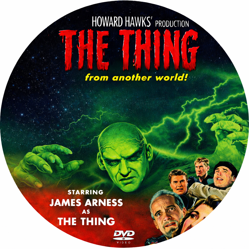 The Thing from Another World (1951) Kenneth Tobey, Public Domain DVD NO CASE