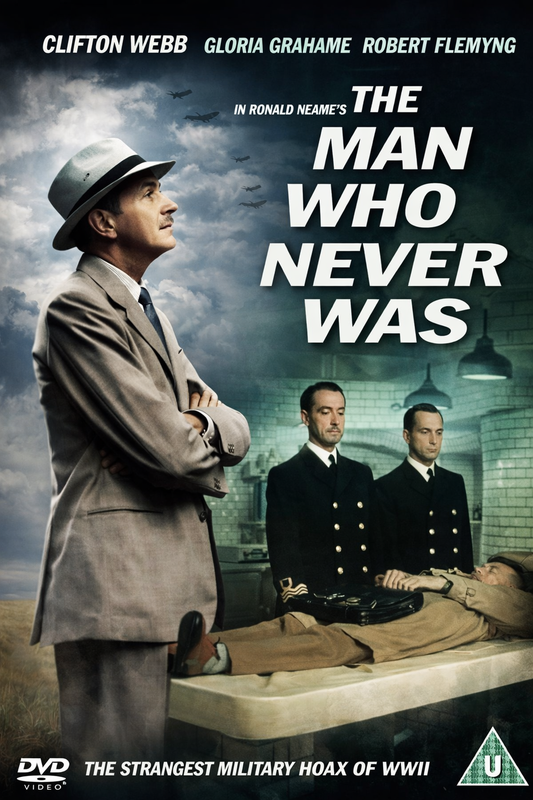 THE MAN WHO NEVER WAS (1956) - Kenneth More,Dana Wynter - Public Domain Movie Disc