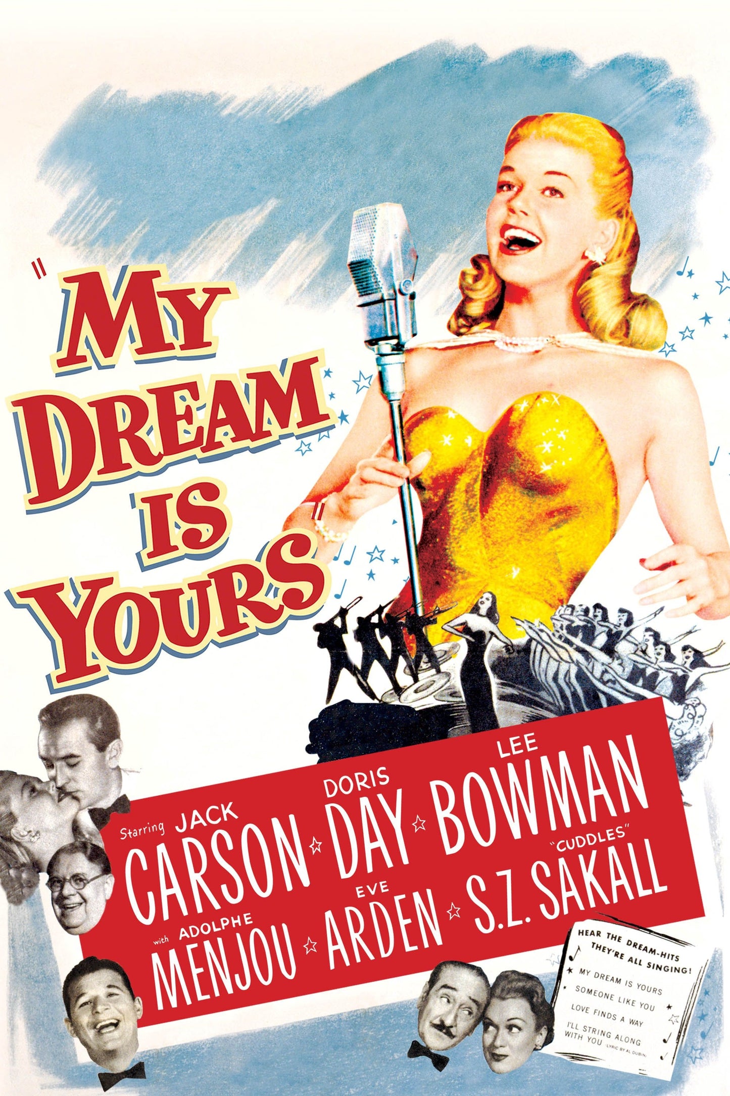 MY DREAM IS YOURS (1949) Jack Carson,Doris Day,Lee Bowman  - Public Domain DVD NO CASE