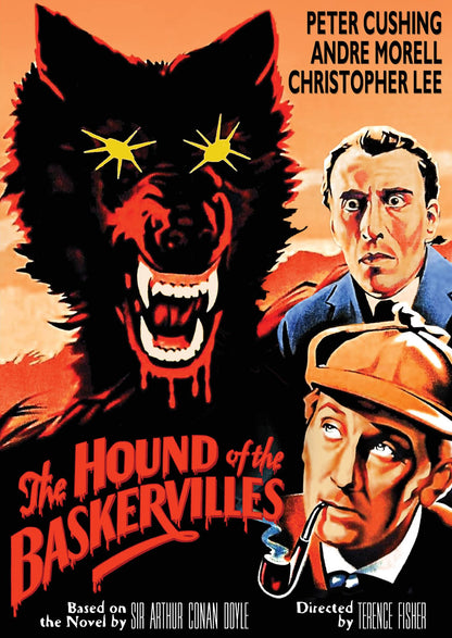 HOUND OF THE BASKERVILLES (1959) Peter Cushing,Christopher Lee,André Morell,Marla Landi,Francis De Wolff - RARE DELETED  DVD NO CASE