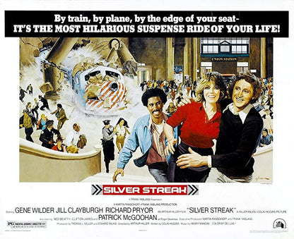 SLIVER STREAK (1976) Gene Wilder, Jill Clayburgh, Richard Pryor, Patrick McGoohan, Ned Beatty - RARE DELETED  DVD NO CASE