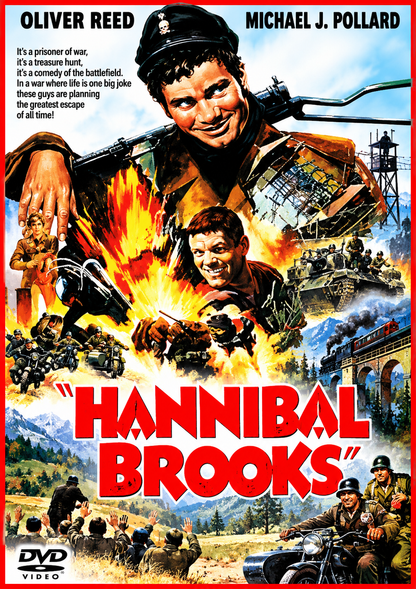 HANNIBAL BROOKS (1969) Oliver Reed, DVD - Public Domain DVD NO CASE