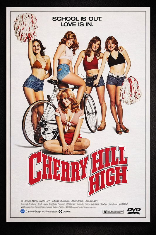 CHERRY HILL HIGH (1977) Nina Carson, Carrie Olson - Public Domain DVD NO CASE