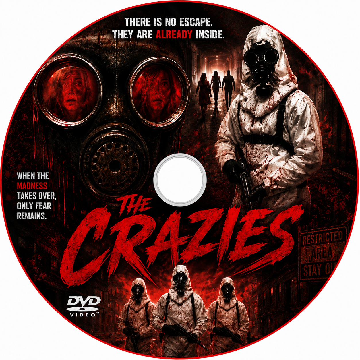 THE CRAZIES (1973) Starring - Will McMillan, Lane Carroll, Harold Wayne Jones - PUBLIC DOMAIN DVD ONLY NO CASE