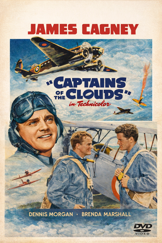 "Captains of The Clouds" (1942) James Cagney, Public Domain DVD NO CASE