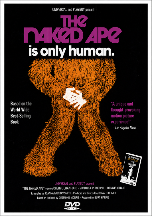 THE NAKED APE (1973) - Starring - Dennis Oliveri, Victoria Principal - PUBLIC DOMAIN DVD ONLY NO CASE