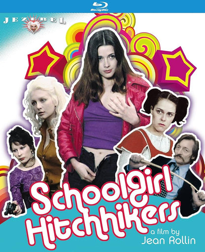 GIRLS WITHOUT SHAME (aka) SCHOOLGIRL HITCHHICKERS (1973) Joëlle Coeur, Gilda Arancio, Marie Hélène Règne, Willy Braque  - VERY RARE DELETED TITLE ! - Public Domain DVD NO CASE