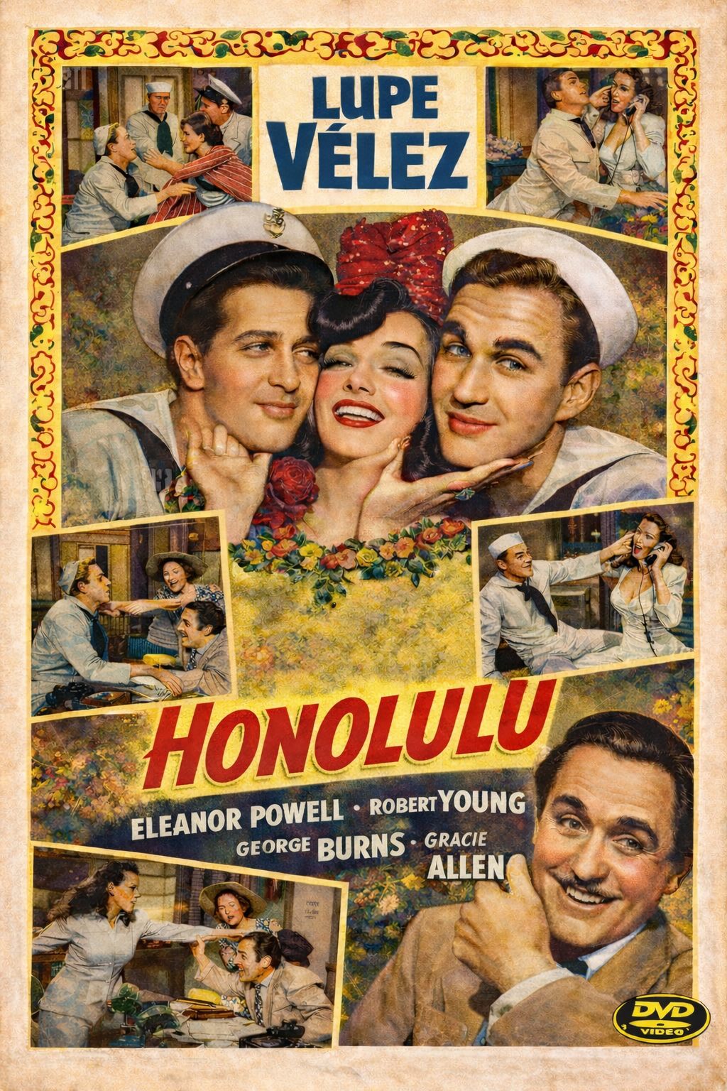 HONOLULU (1939) Eleanor Powell,Robert Young,George Burns,Gracie Allen - DVD NO CASE