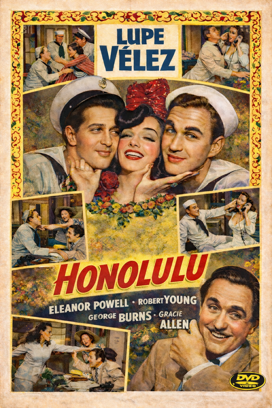 HONOLULU (1939) Eleanor Powell,Robert Young,George Burns,Gracie Allen - DVD NO CASE