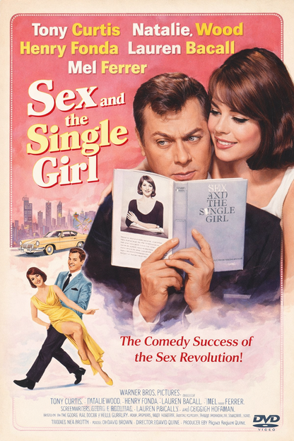SEX AND THE SINGLE GIRL (1964)  Tony Curtis, Public Domain DVD NO CASE