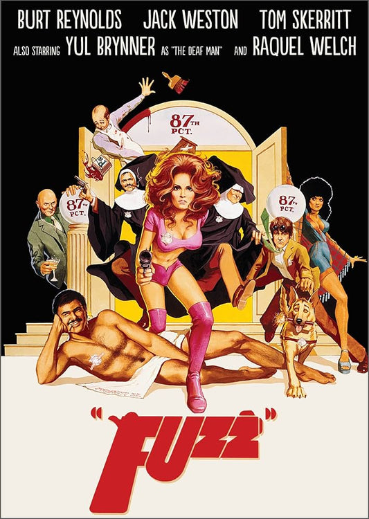 FUZZ (1972)  Burt Reynolds,Yul Brynner,Raquel Welch - Public Domain Movie DVD NO CASE