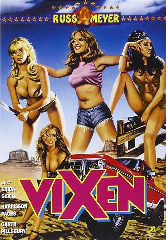 Vixen (1968) Erica Gavin,Garth Pillsbury,Harrison Page,Jon Evans,Vincene Wallace - Public Domain DVD NO CASE