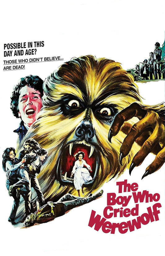 THE BOY WHO CRIED WEREWOLF (1973) (PG) - Public Domain Movie DVD NO CASE