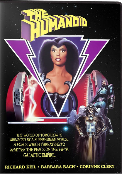 THE HUMANOID (1979) Corinne Clery, Leonard Mann, Ivan Rassimov, Richard Kiel, Arthur Kennedy  - Public Domain Movie DVD NO CASE
