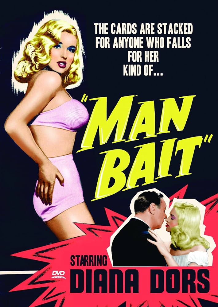 MAN BAIT (1952) George Brent, Marguerite Chapman, Diana Dors - Public Domain DVD NO CASE RARE !