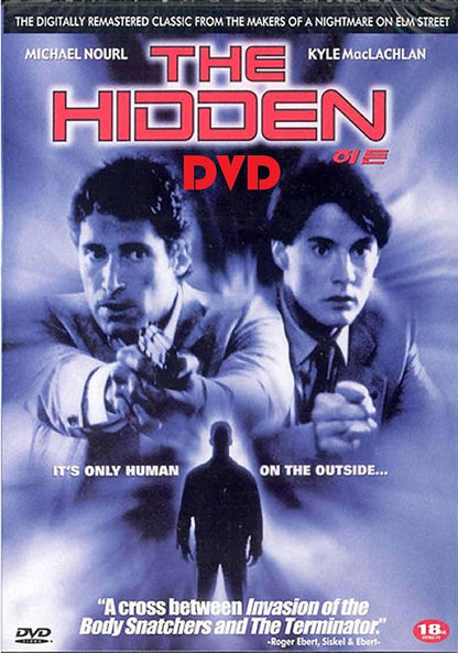 THE HIDDEN (1987) Michael Nouri,Kyle MacLachlan - Public Domain DVD NO CASE RARE !