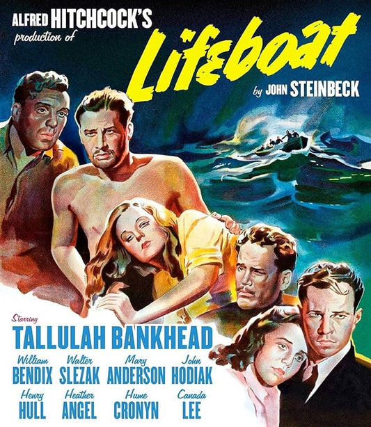 LIFEBOAT (1944) Tallulah Bankhead,William Bendix,Walter Slezak,Mary Anderson,John Hodiak - PUBLIC DOMAIN DVD ONLY NO CASE