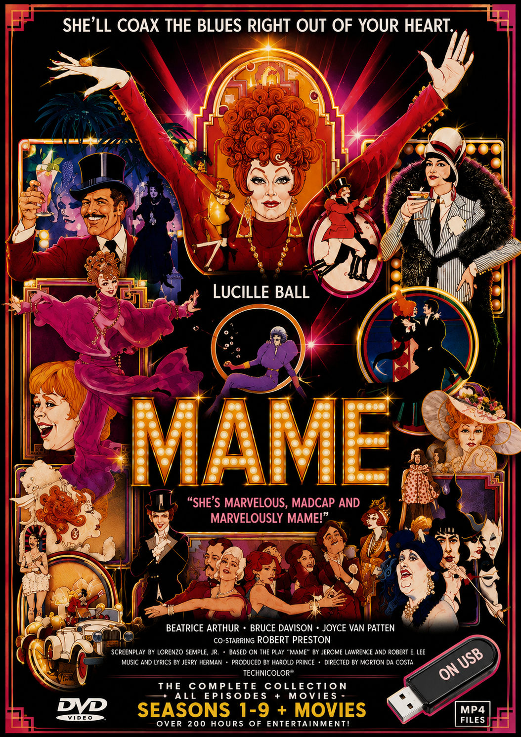 MAME (1974) Elvire Audray, Will Gonzalez, Dick Campbell, Andrea Coppola - DVD NO CASE (Copy)