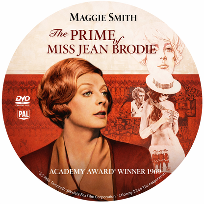 THE PRIME OF MISS JEAN BRODIE (1969) Maggie Smith - Public Domain DVD NO CASE