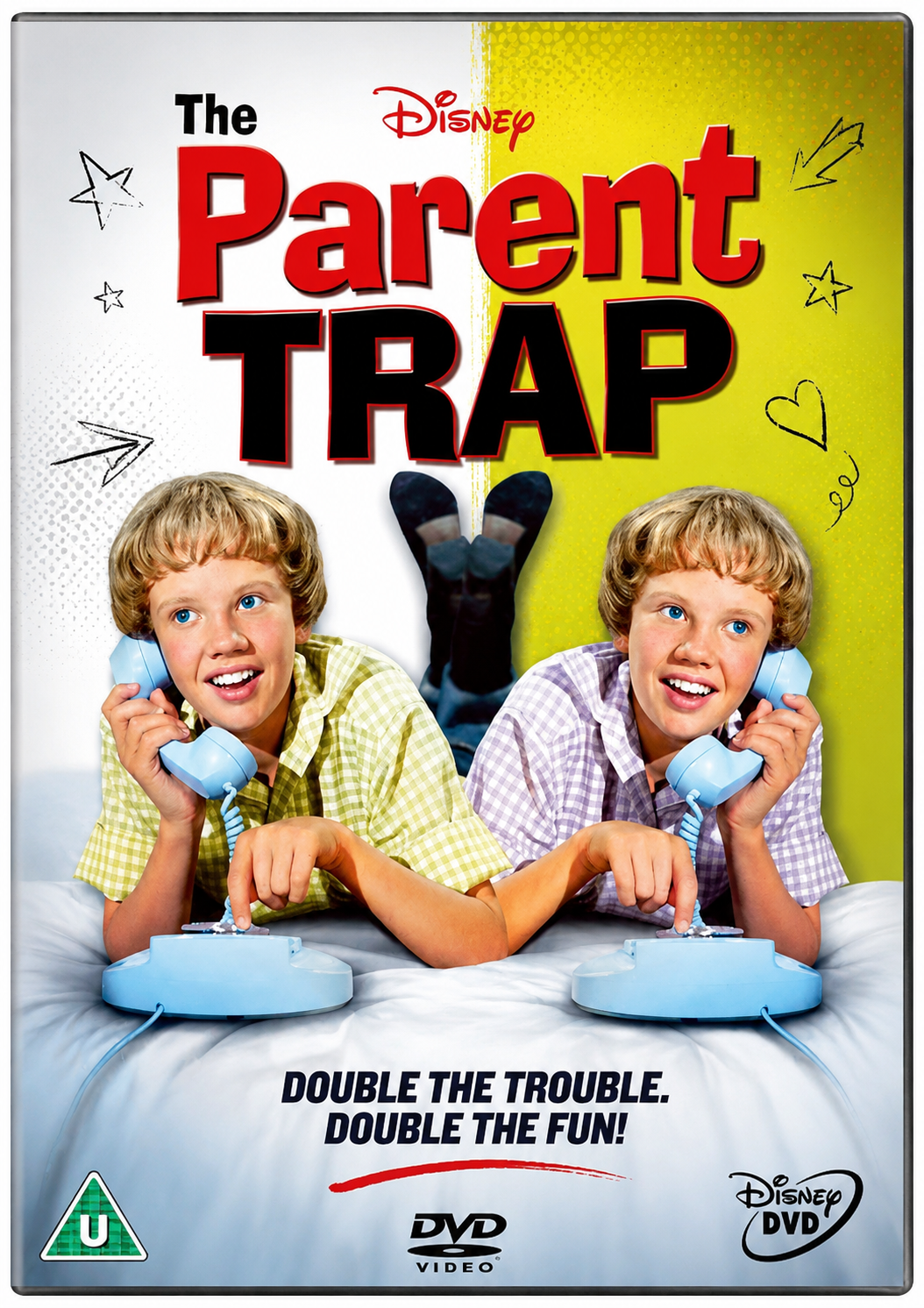 PARENT TRAP (1961) Hayley Mills, Maureen O'Hara, Brian Keith, Charlie Ruggles, Una Merkel, Leo G. Carroll, Joanna Barnes, Cathleen Nesbitt - VERY RARE DELETED TITLE ! - DVD NO CASE