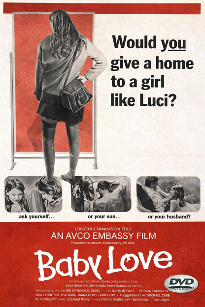BABY LOVE  (1969) Vernon Dobtcheff,Linda Hayden, Diana Dors, Marianne Stone - Public Domain Movie DVD NO CASE