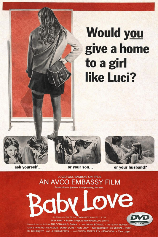 BABY LOVE  (1969) Vernon Dobtcheff,Linda Hayden, Diana Dors, Marianne Stone - Public Domain Movie DVD NO CASE