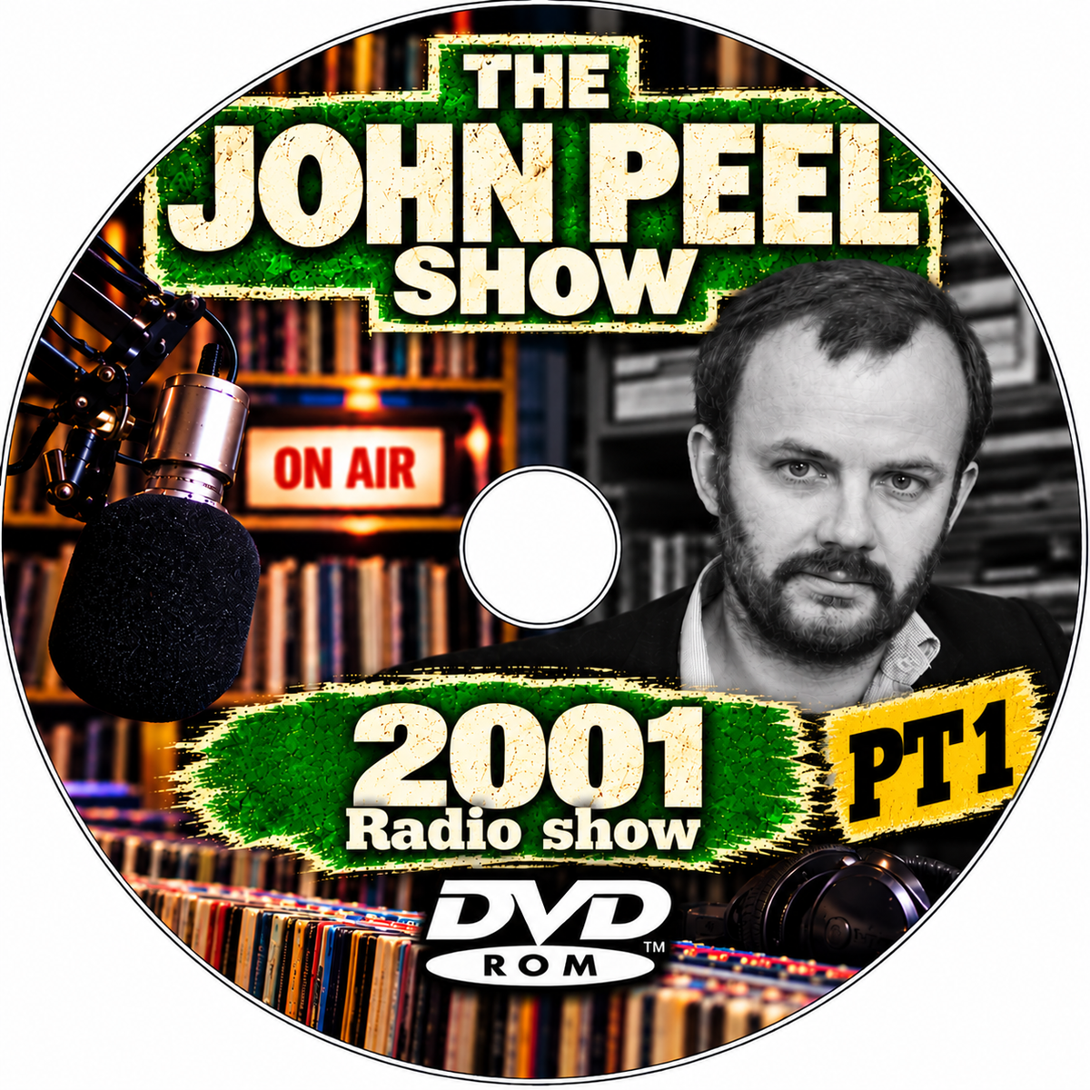THE JOHN PEEL RADIO SHOW - 1994 - 2001 x3 DVDROM COLLECTION  - Retro Old Time Radio Shows MP3 DVDROM