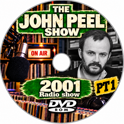 THE JOHN PEEL RADIO SHOW - 1994 - 2001 x3 DVDROM COLLECTION  - Retro Old Time Radio Shows MP3 DVDROM