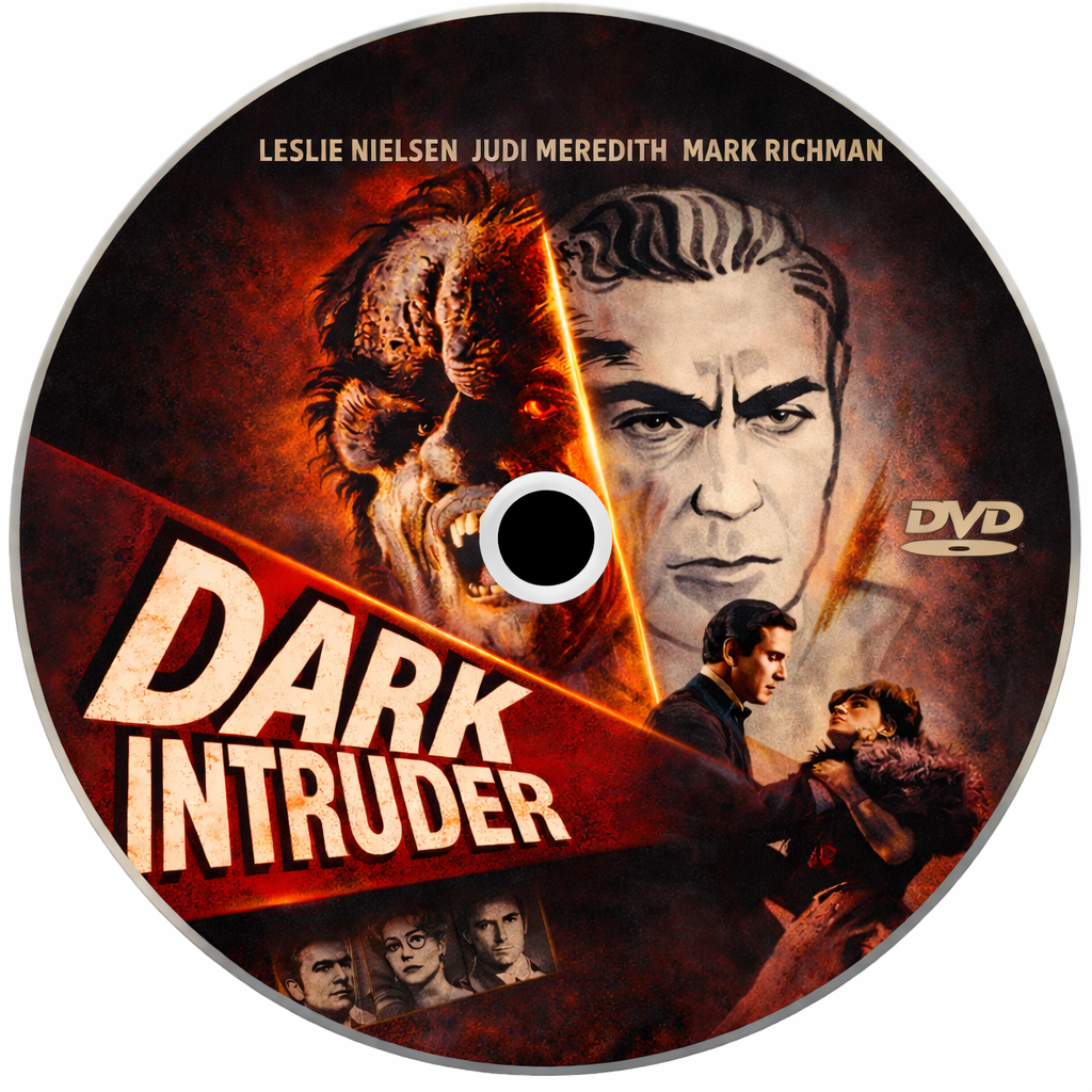 DARK INTRUDER (1965) Leslie Nielsen, Judi Meredith, Mark Richman - Public Domain Movie DVD NO CASE