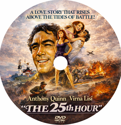THE 25th HOUR (PG)  (1967) Michael Redgrave, Public Domain Movie DVD NO CASE