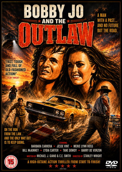 BOBBY JO AND THE OUTLAW (1976) Lynda Carter, Marjoe Gortner, Jesse Vint, Merrie Lynn Ross, Belinda Balask- DVD NO CASE