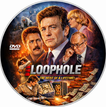 LOOPHOLE (1981) Albert Finney ,Martin Sheen,Susannah York, Jonathan Pryce,Robert Morley  - Public Domain DVD NO CASE