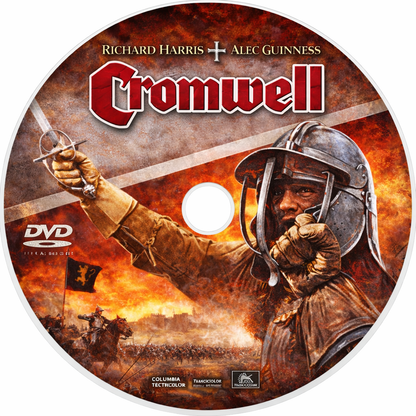 CROMWELL (1970)  Richard Harris, Alec Guinness, Robert Morley, Nigel Stock, Geoffrey Keen, Michael Jayston  - Public Domain DVD NO CASE