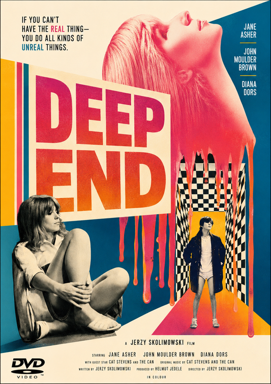 "DEEP END" (1970)  Diana Dors,Jane Asher,John Moulder Brown - Public Domain DVD NO CASE