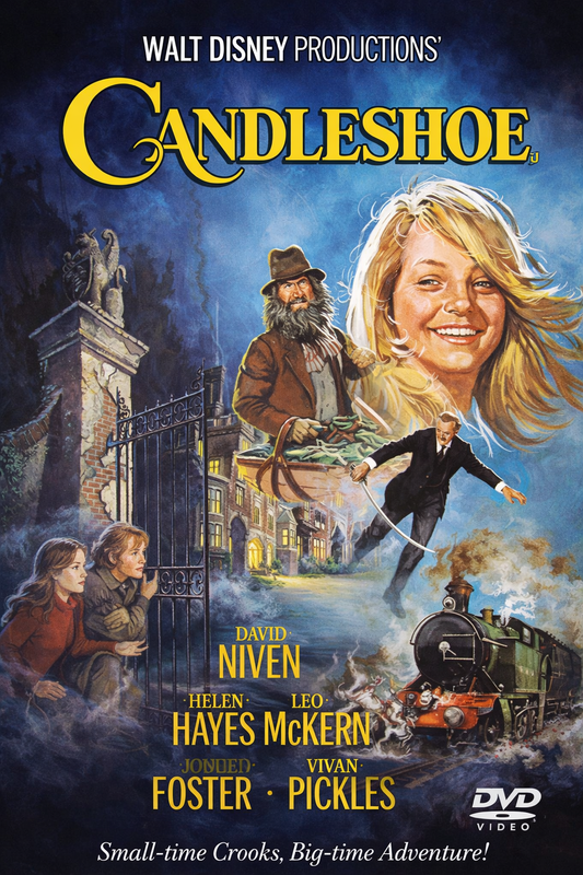CANDLESHOE (1977) Jodie Foster ,David Niven ,Helen Hayes ,Leo McKern ,Vivian Pickle - Public Domain Movie DVD NO CASE