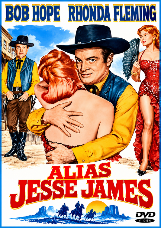 ALIAS JESSE JAMES (1959) Gary Cooper - Bob Hope - Public Domain DVD NO CASE