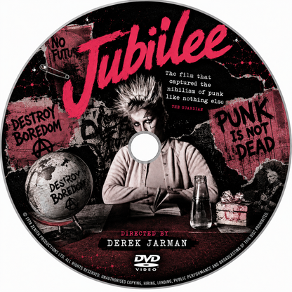 JUBILEE (1978) (18) Adam Ant, Toyah Wilcox - Public Domain Movie DVD NO CASE