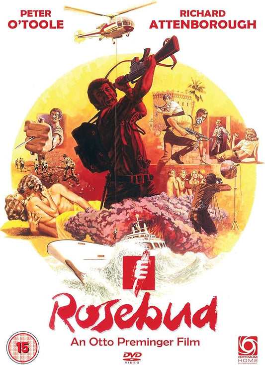 ROSEBUD (1975) Peter O'Toole,Richard Attenborough - Public Domain DVD NO CASE