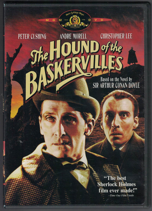 HOUND OF THE BASKERVILLES (1959) Peter Cushing,Christopher Lee,André Morell,Marla Landi,Francis De Wolff - RARE DELETED  DVD NO CASE